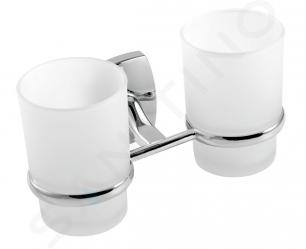 Novaservis Orfeus - Double support pour verres, chrome/verre 6957,0