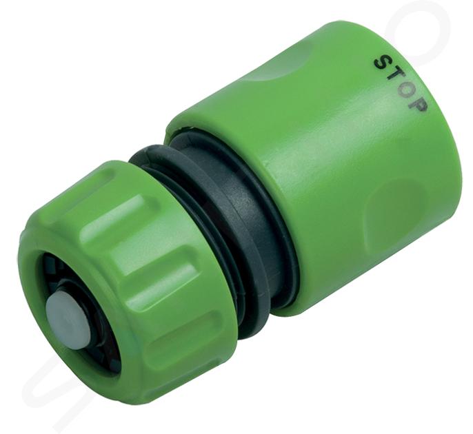 Novaservis Závlahový systém - Conector rapid de furtun 1/2", cu supapă de oprire DY8011