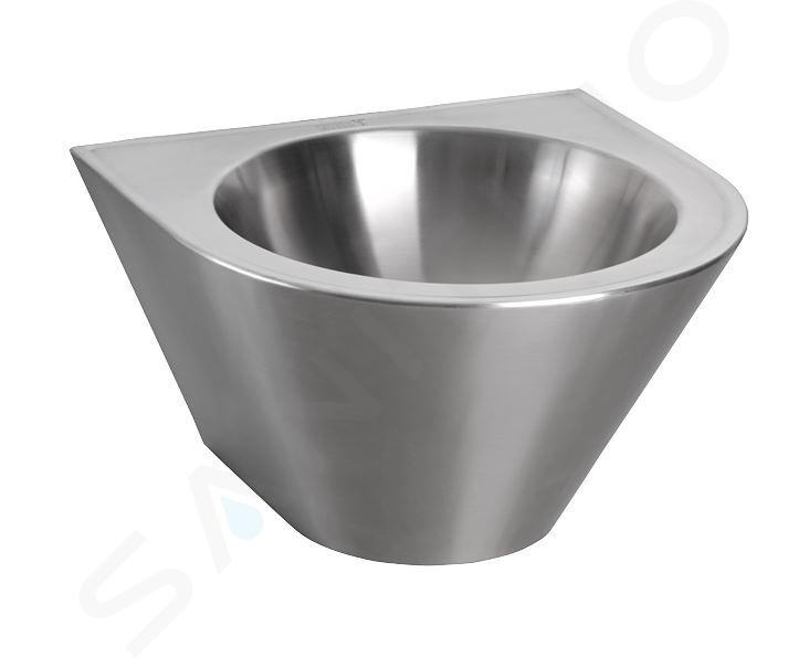 Sanela Lavoare din oțel inoxidabil - Lavoar conic 320 mm, antivandalism, inox SLUN 58