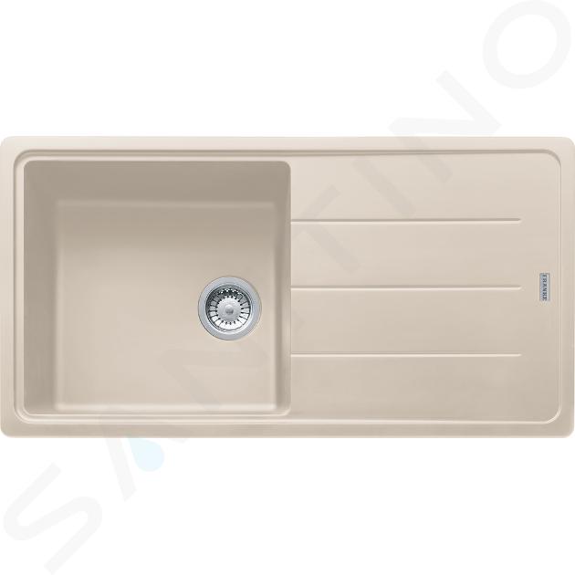 Franke Basis - Évier en fragranit BFG 611, 970x500 mm, sahara 114.0285.308