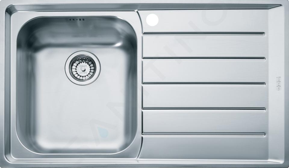 Franke Neptun - NEX 611/2 roestvrij staal spoelbak, 86x51 cm 101.0120.271