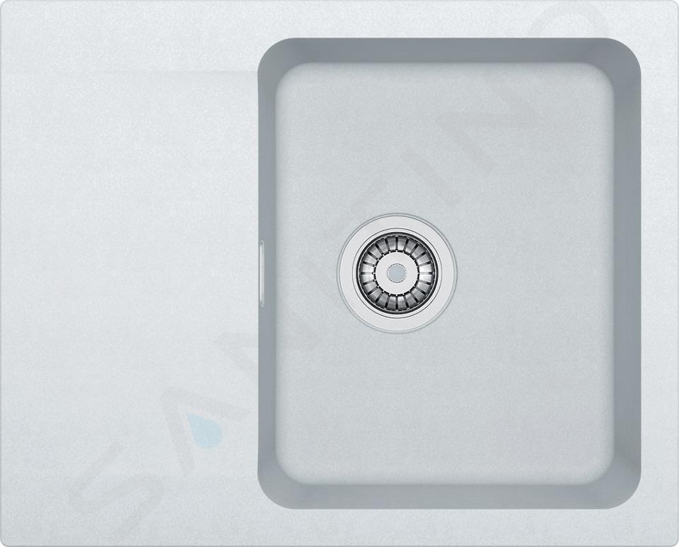 Franke Orion - Fregadero de tectonite OID 611-62, 62x50 cm, blanco 114.0288.566