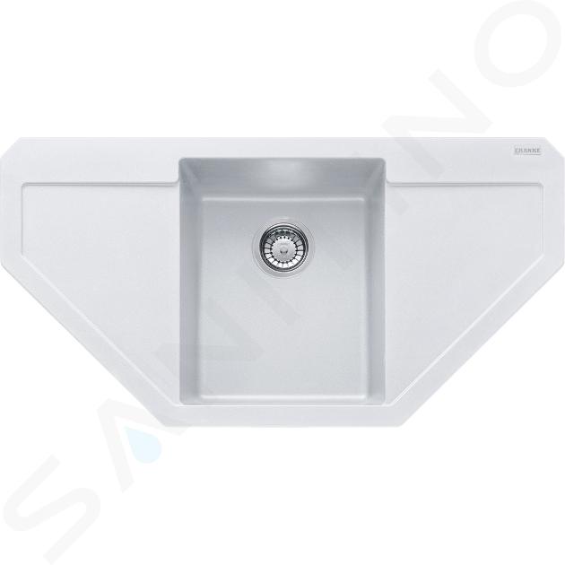 Franke Maris - Lavello in fragranite MRG 612 E, 96x50 cm, bianco-ghiaccio 114.0250.568