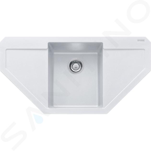 Franke Maris - Fregadero de fragranite MRG 612 E, 960x500 mm, blanco hielo 114.0250.568