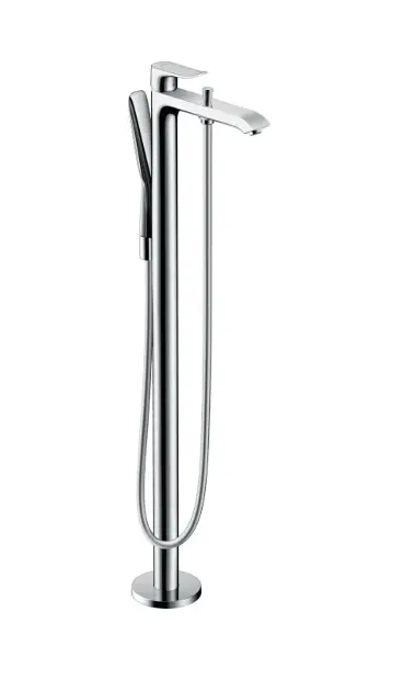 Levně Hansgrohe Metris New - Páková vanová baterie na podlahu, chrom 31471000
