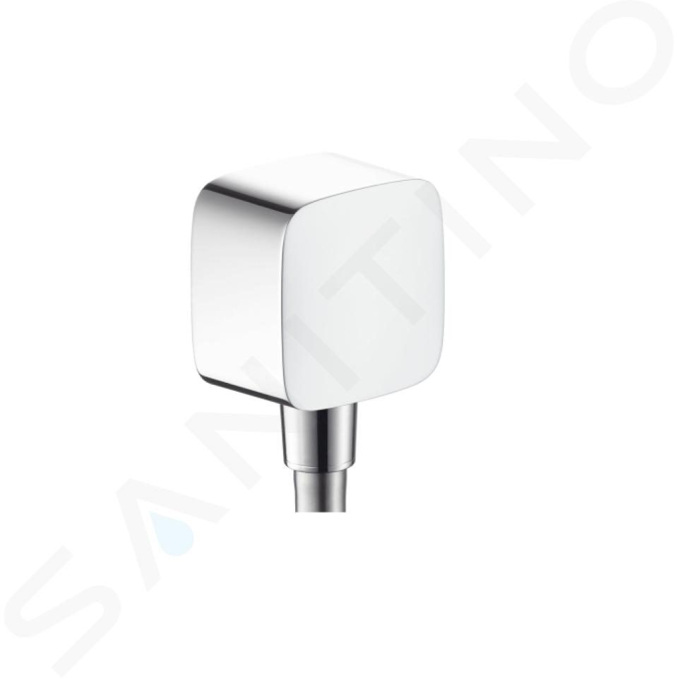 Hansgrohe Fixfit - Coude de raccordement avec clapet anti-retour, chrome 26457000