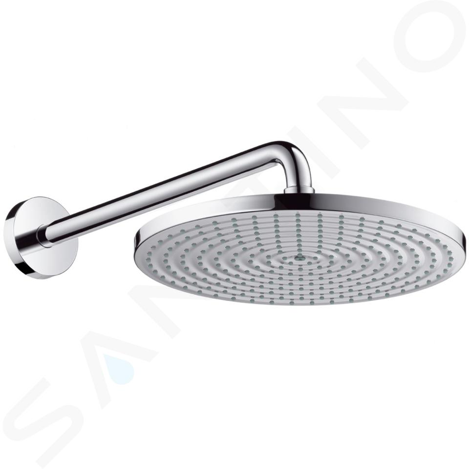 Hansgrohe Raindance S - Soffione doccia 300, con braccio doccia 390 mm, EcoSmart 9 l/min, cromato 26601000