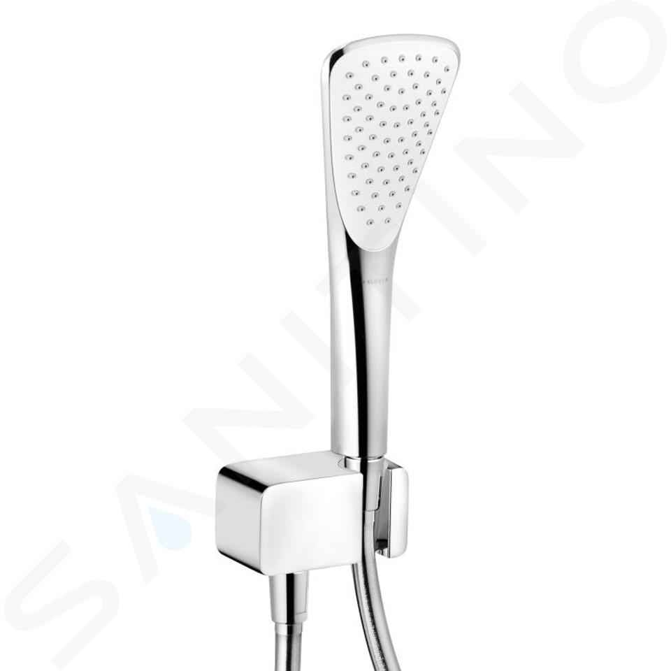 Kludi Fizz - Set tête de douche, support et flexible, chrome 6767005-00