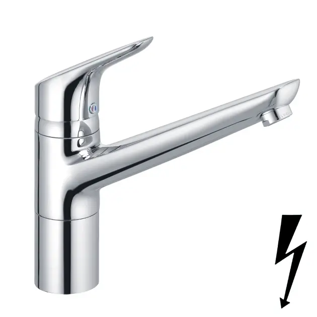 Kludi Objekta - Baterie chiuvetă monocomandă, crom 325750575