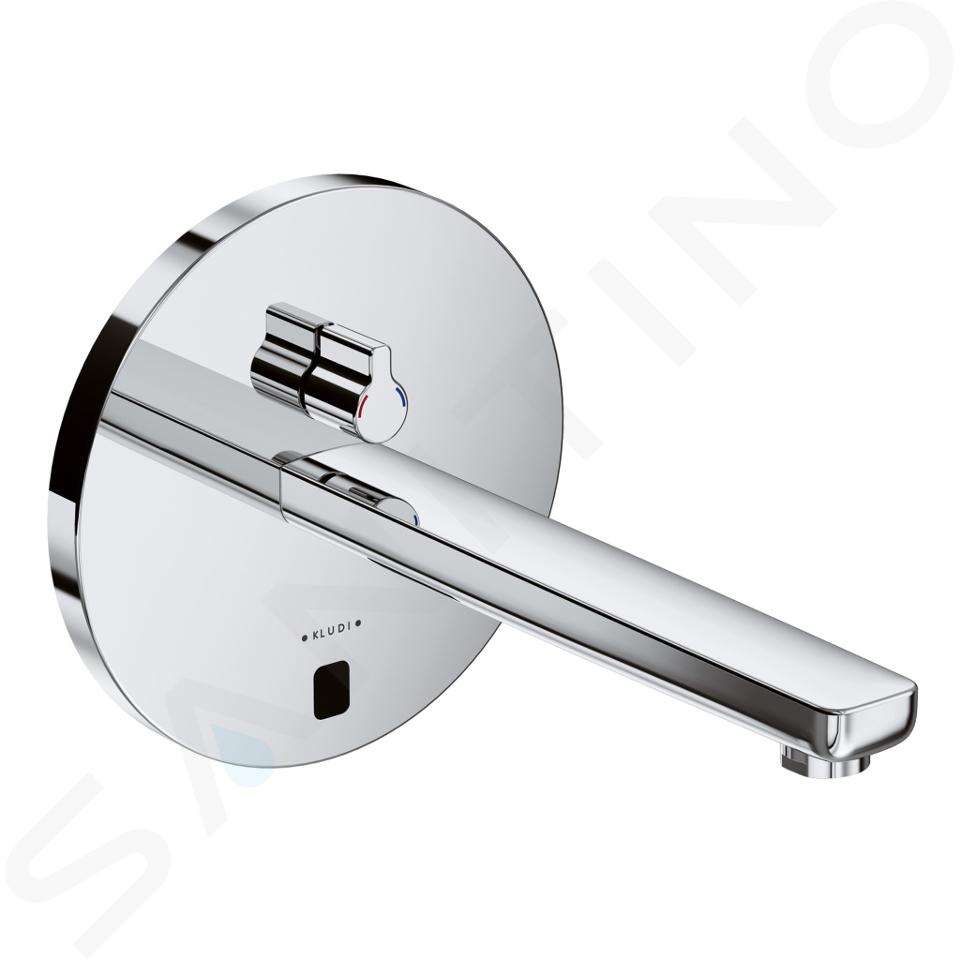 Kludi Zenta - Grifo automático empotrado de lavabo, cromo 3840105