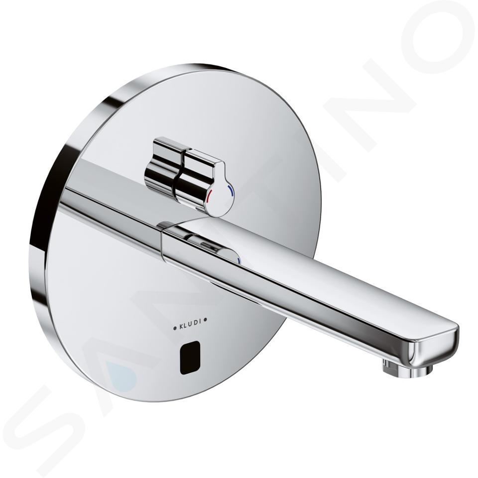 Kludi Zenta - Grifo automático empotrado de lavabo, cromo 3850105