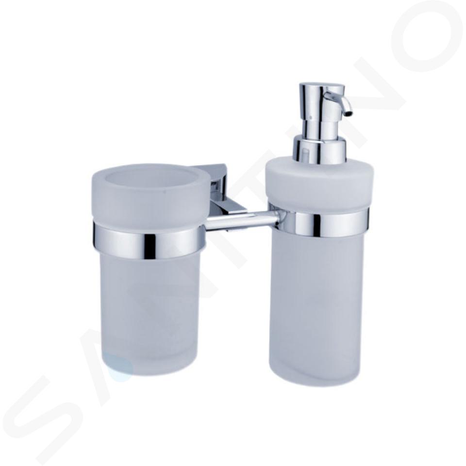 Nimco Pallas Athéna - Vloeibare zeepdispenser met glas, chroom PA 1205831W-26