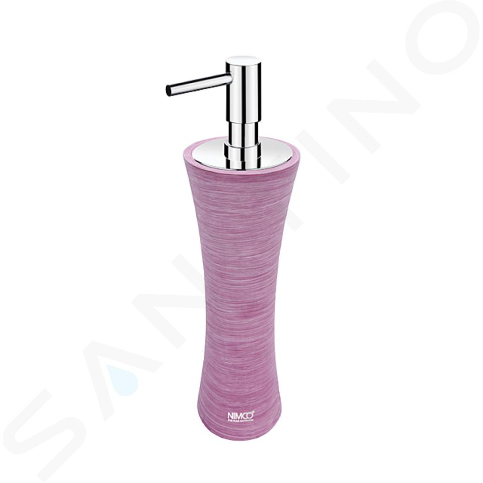 Nimco Atri - Dispenser voor vloeibare zeep, paars, chroom/kunststof AT 5031-50