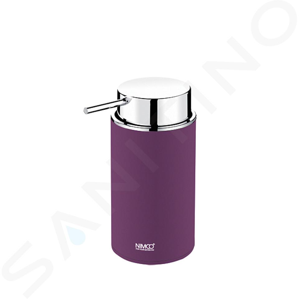 Nimco Pure - Dispenser voor vloeibare zeep, paars, chroom/kunststof PU 7031-50