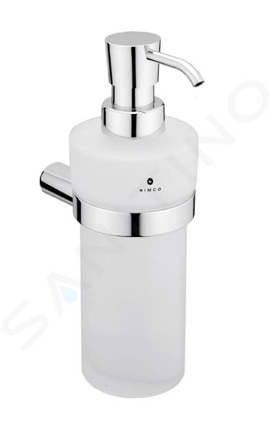 Nimco Bormo - Dispenser di sapone liquido con supporto, cromo BR 11031W-26