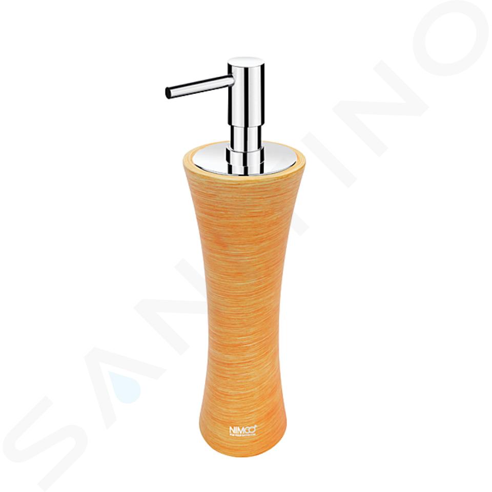 Nimco Atri - Vloeibare zeepdispenser, oranje, chroom/kunststof AT 5031-20
