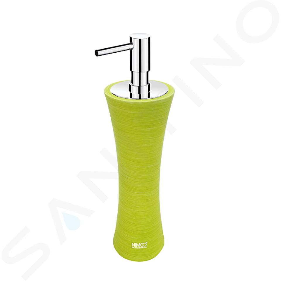 Nimco Atri - Dispenser voor vloeibare zeep, geelgroen, chroom/kunststof AT 5031-75