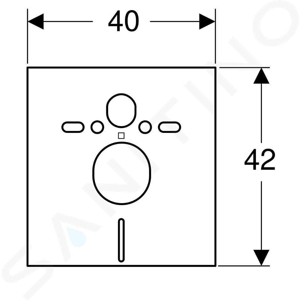 Geberit drain pe raccord isolant tapis d'isolation acoustique 1