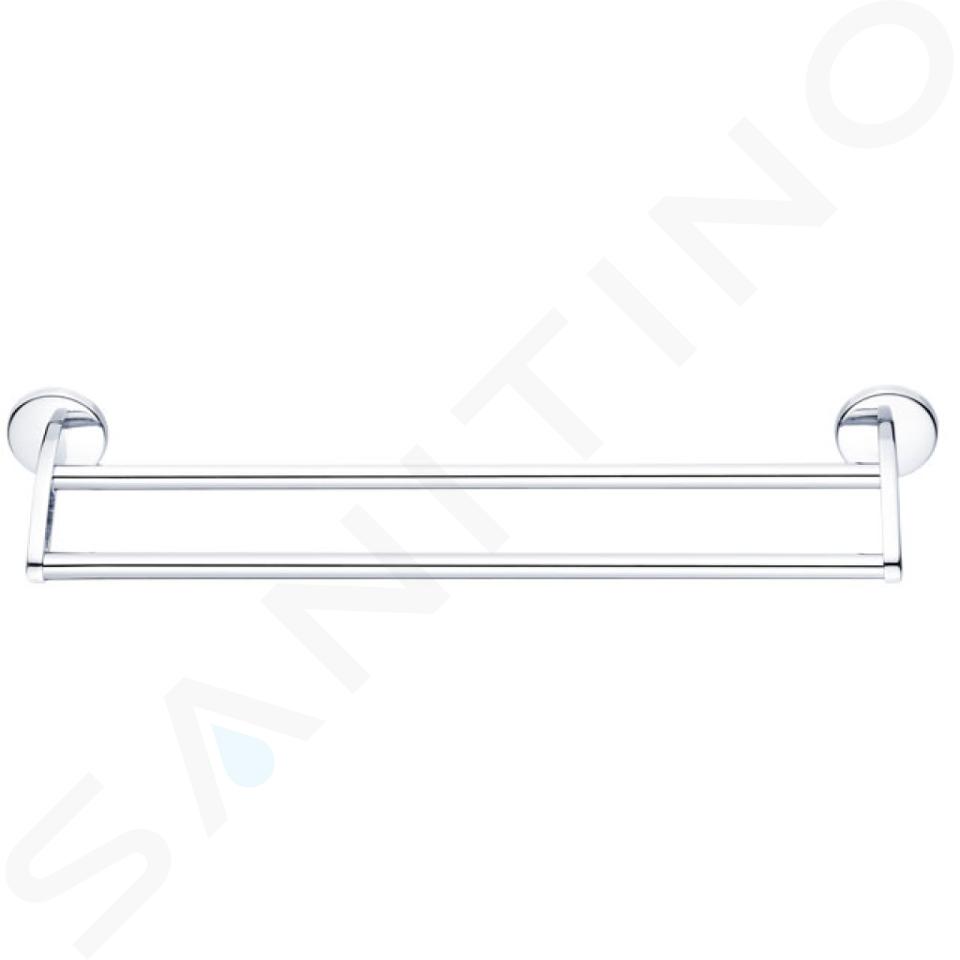 Nimco Kalypso - Držiak uterákov dvojitý, dĺžka 64 cm, chróm KA 7461D-26
