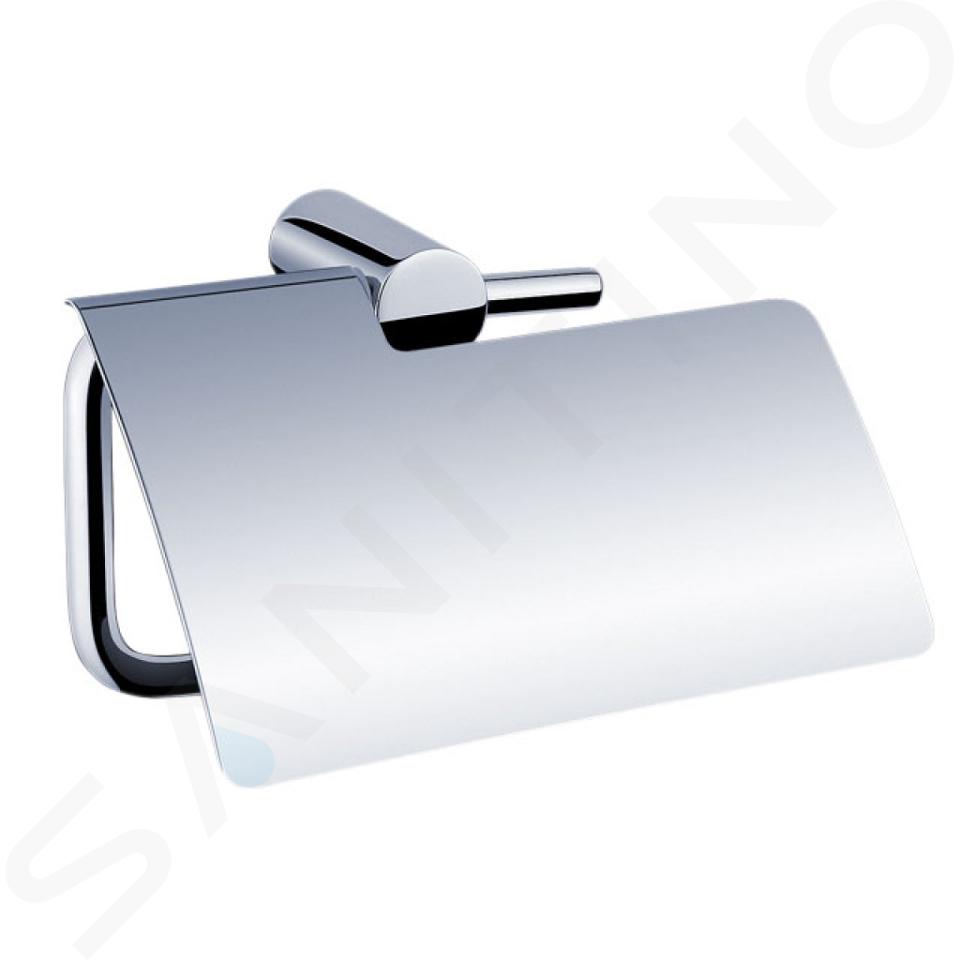 Nimco Bormo - Support de papier toilette avec couvercle, chrome BR 11055B-26