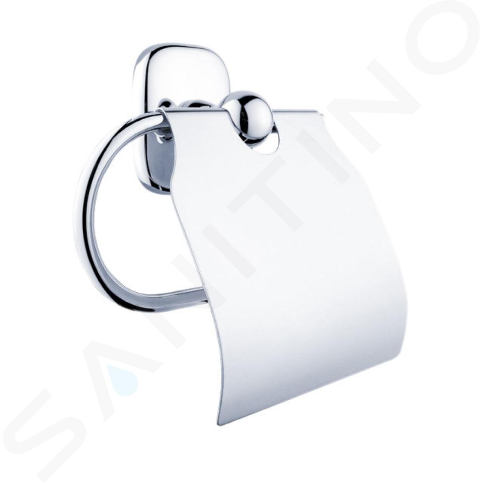 Nimco Simona - Toiletrolhouder met deksel, chroom SI 7255B-26