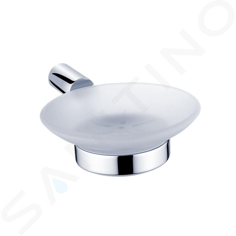 Nimco Bormo - Distributore di sapone, cromo/vetro smerigliato BR 11059C-26