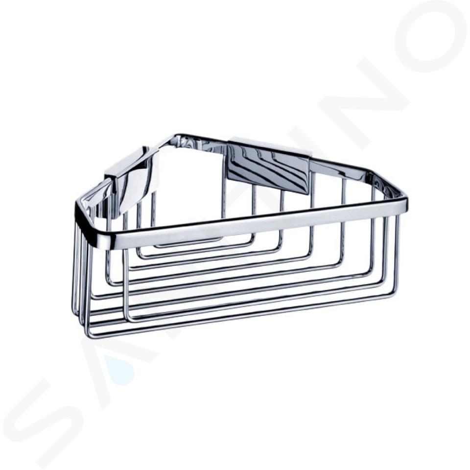 Nimco Kibo - Étagère d’angle grille, chrome Ki 14003-26