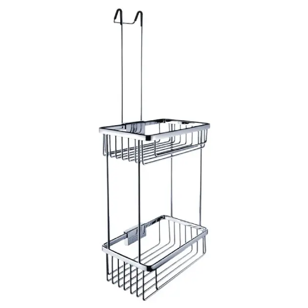 Nimco Kibo - Corbeille porte savon 2 étages, chrome Ki 14017D-H-26