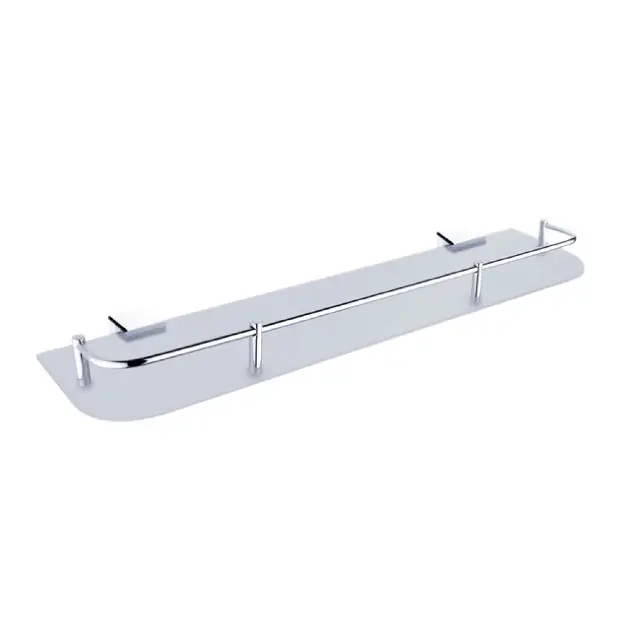 Levně Nimco Kibo - Polička, délka 50 cm, matné sklo/chrom Ki 14091AX-50-26