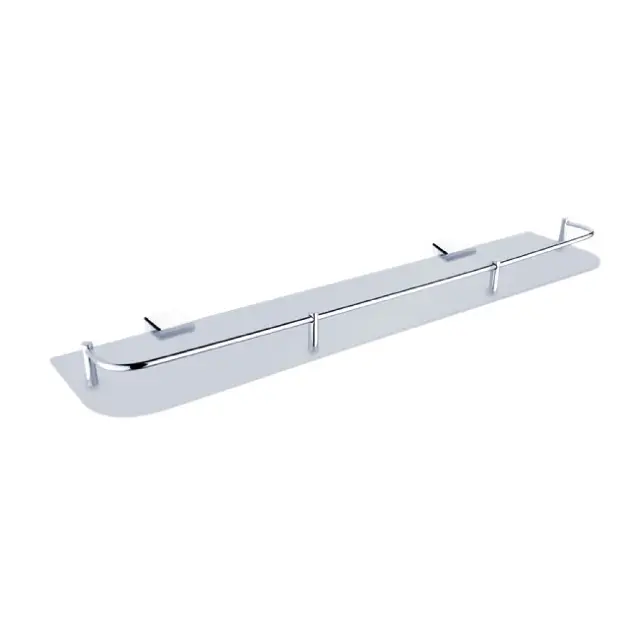 Levně Nimco Kibo - Polička, délka 60 cm, matné sklo/chrom Ki 14091AX-60-26