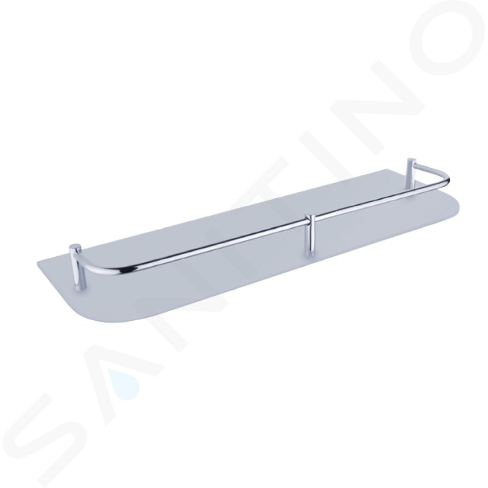 Nimco Ricambi - Vetro con cornice, lunghezza 400 mm, vetro smerigliato/cromo 1091AX-40-26