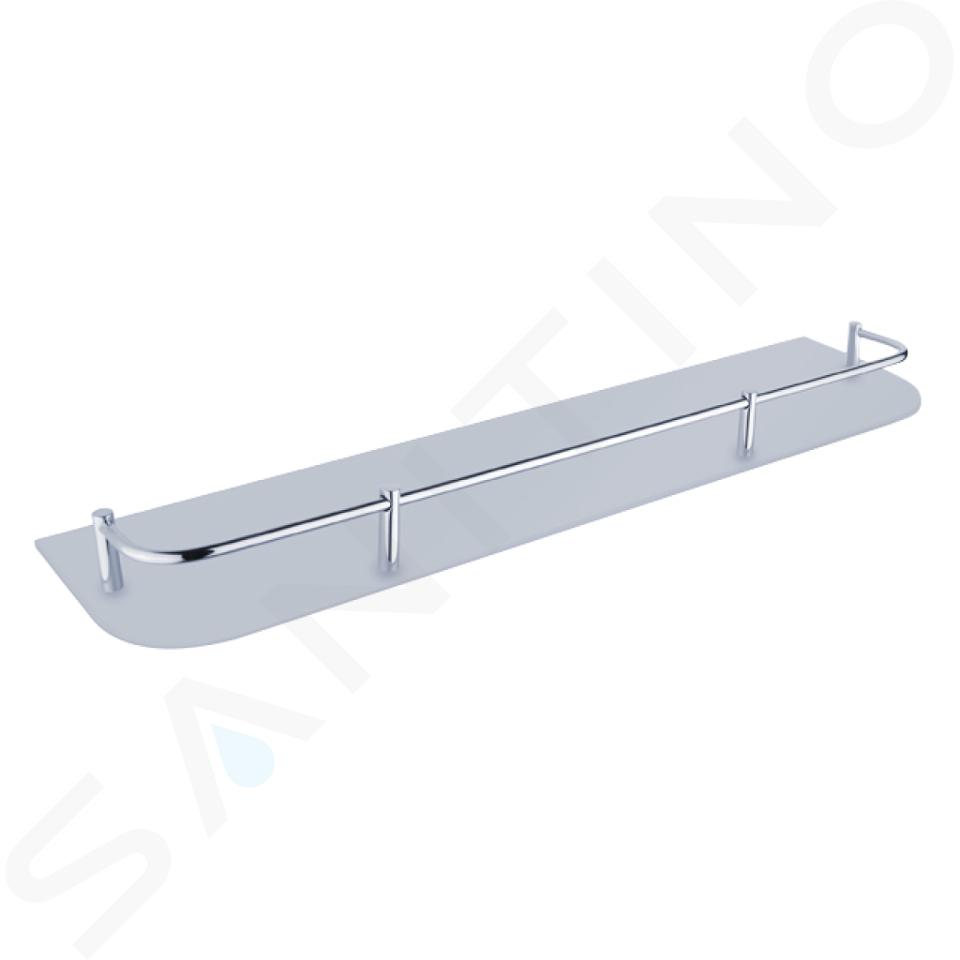 Nimco Ricambi - Vetro con cornice, lunghezza 500 mm, vetro smerigliato/cromo 1091AX-50-26