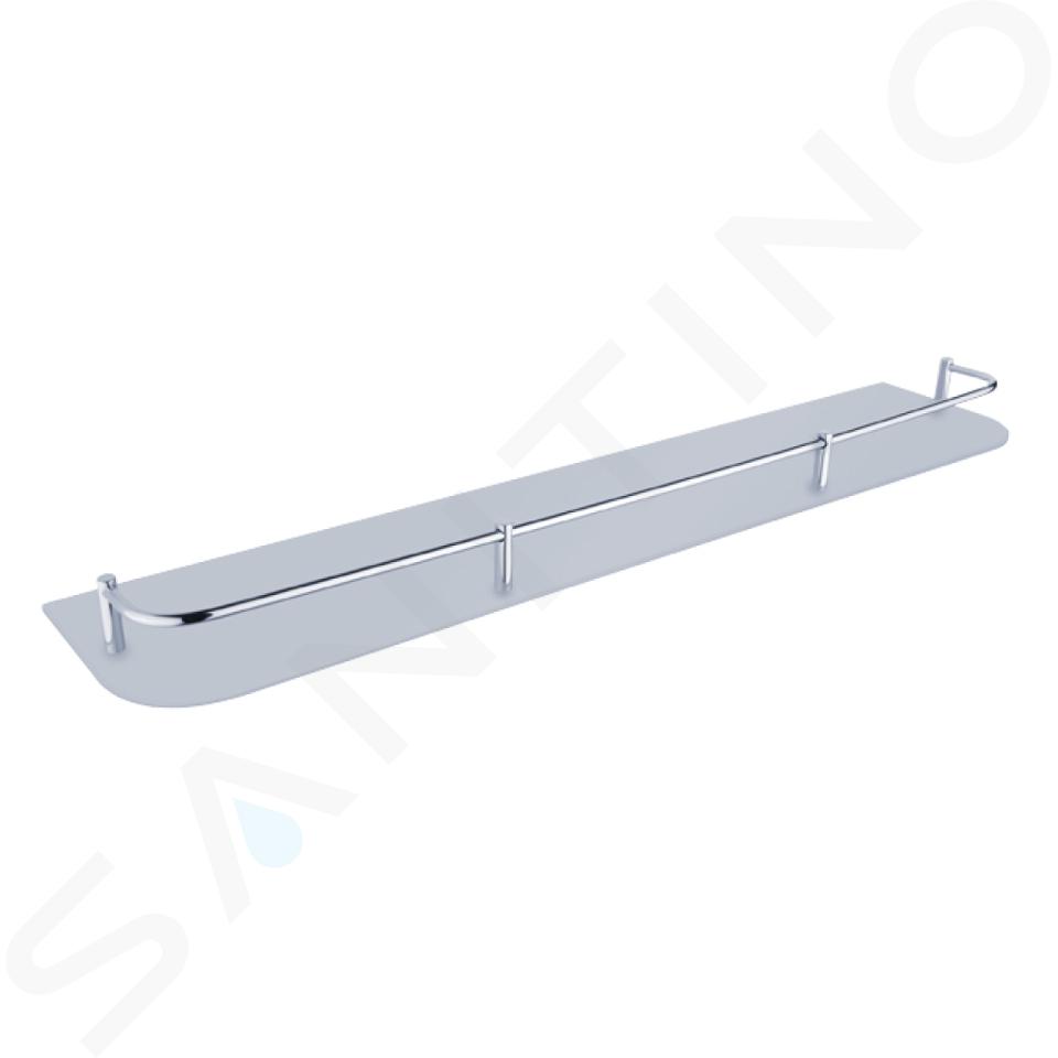 Nimco Ricambi - Vetro con cornice, lunghezza 600 mm, vetro smerigliato/cromo 1091AX-60-26