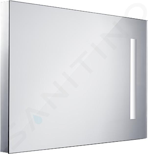 Nimco Miroirs - Miroir de salle de bains série 1000 rétro-éclairé par LED, 50x70 cm, carré, aluminium ZP 1001