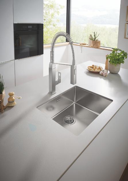 Grohe Miscelatore Cucina Eurocube, Cromo, 31395000 