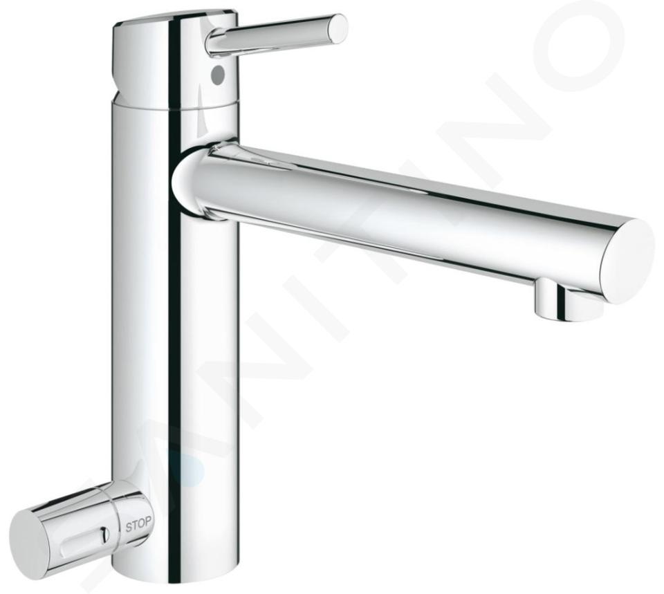 Grohe Concetto New - Mitigeur de lavabo avec tirette de vidage, chrome  32629002