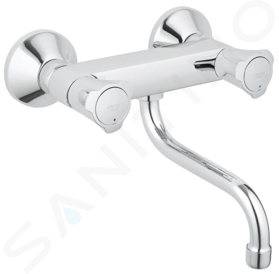 Grohe Costa - Dřezová baterie nástěnná, chrom 31187001