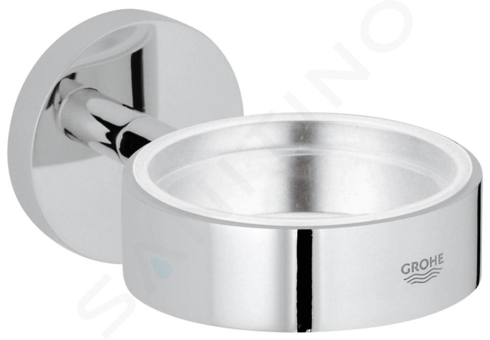 Grohe Essentials - Soporte de vaso/dispensador jabón, cromo 40369001