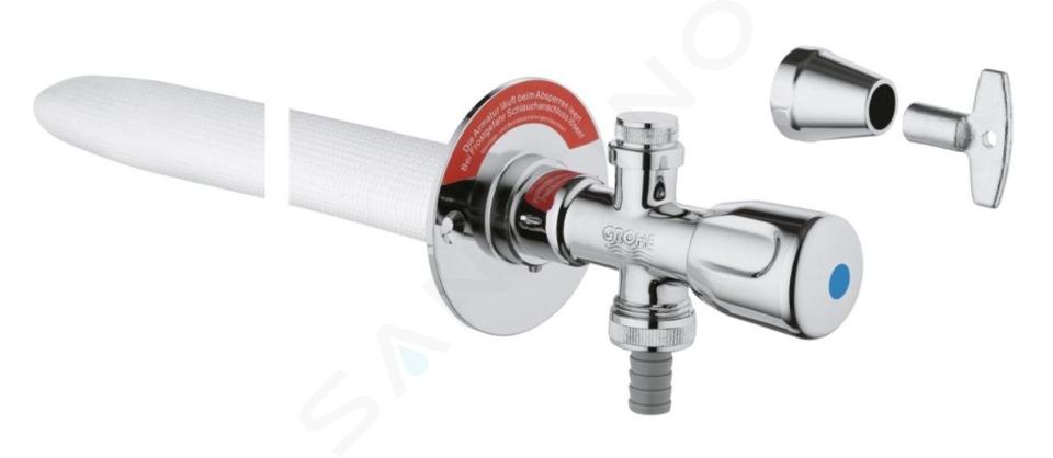 Grohe Eurotec - Nástěnný set kompletní, matný chrom 41212000