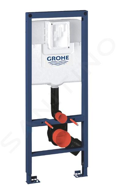 Grohe Rapid SL - Installation murale pour toilettes suspendues, avec chasse d'eau à pression, pour une utilisation accessible 38675001