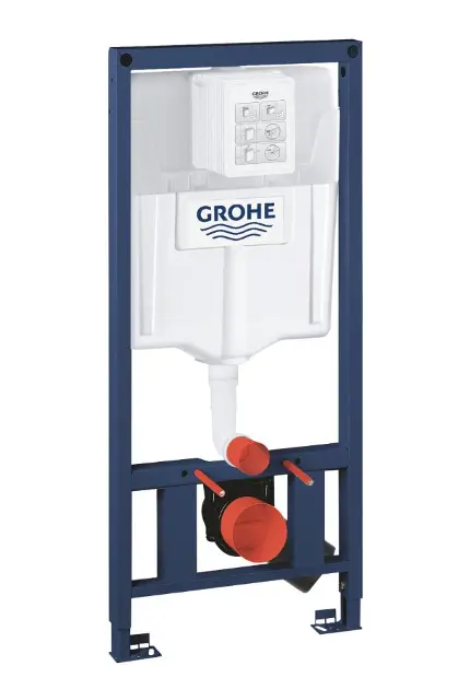 Levně Grohe Rapid SL - Předstěnová instalace pro závěsné WC, se splachovací nádržkou, s vertikální podporou 38897000