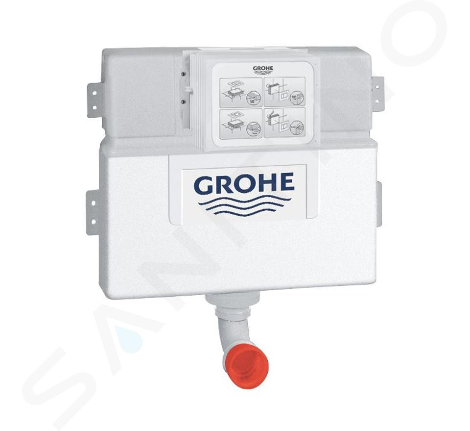 Grohe Uniset - Réservoir de chasse d'eau encastré pour toilettes suspendues / au sol 38422000