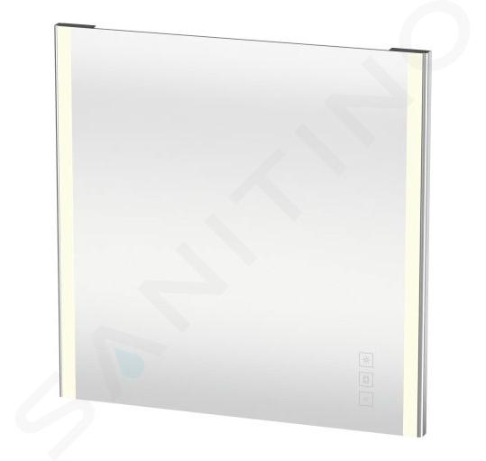 Duravit XSquare - Miroir 800x800 mm, avec éclairage LED et chauffage XS7012000000000