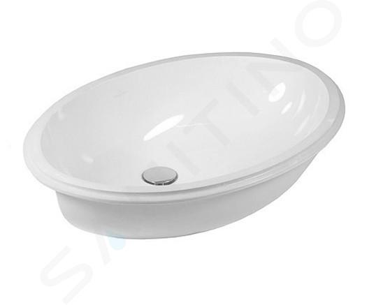 Villeroy & Boch Evana - Onderbouwastafel met overloop, 62x42 cm, wit 61440001