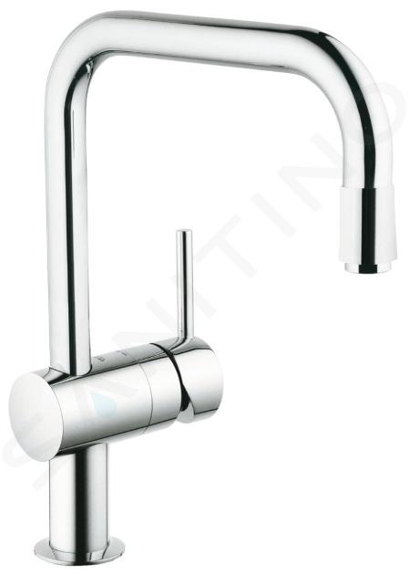 Grohe Minta - Bateria zlewozmywakowa dźwigniowa, chrom 32067000