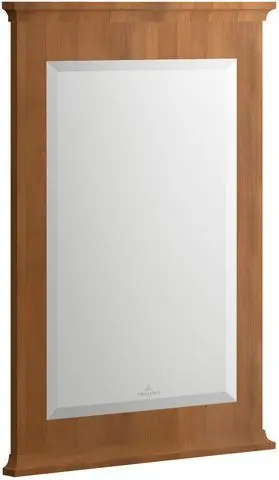 Villeroy & Boch Hommage - Specchio, 56x74 cm, acero massello, noce ...