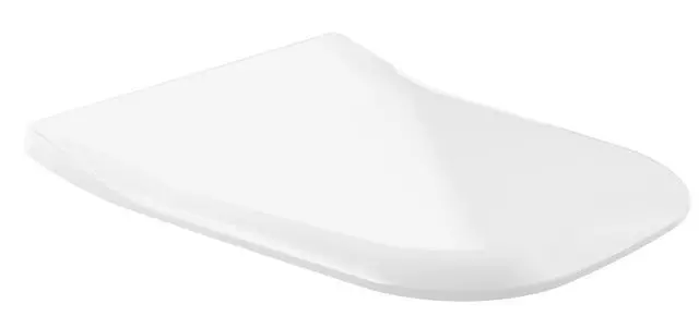 Villeroy & Boch Joyce - WC-Sitz mit Deckel, SlimSeat, Weiß 9M62S101
