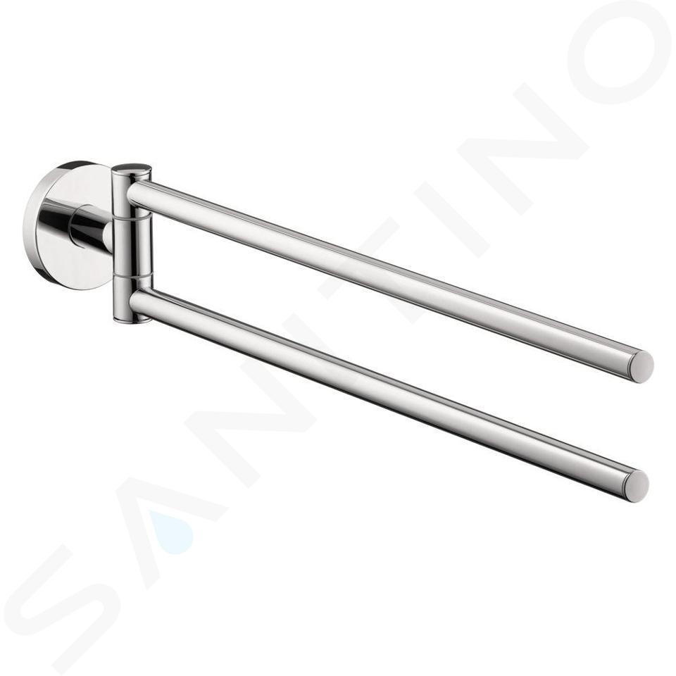 Hansgrohe Logis - Suport dublu pentru prosoape, crom 40512000