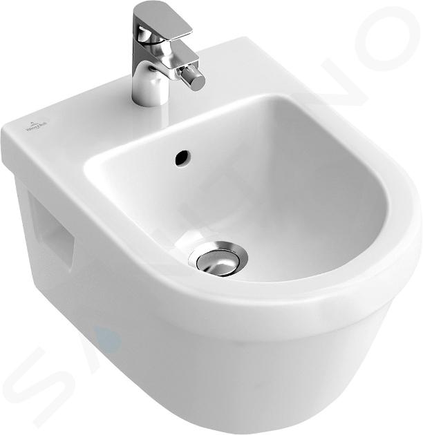 Villeroy & Boch Architectura - Bidet sospeso con troppopieno, bianco alpino 54840001