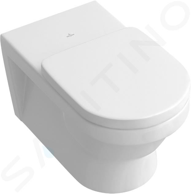 Villeroy & Boch ViCare - Asiento de WC con tapa, blanco 9M51B101